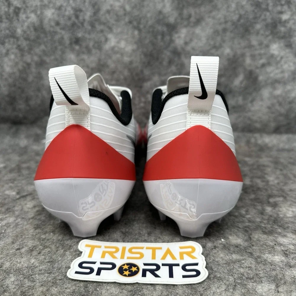 Nike Vapor Speed 3 Football Cleats Mens Size 7.5 White University Red FB3303-102